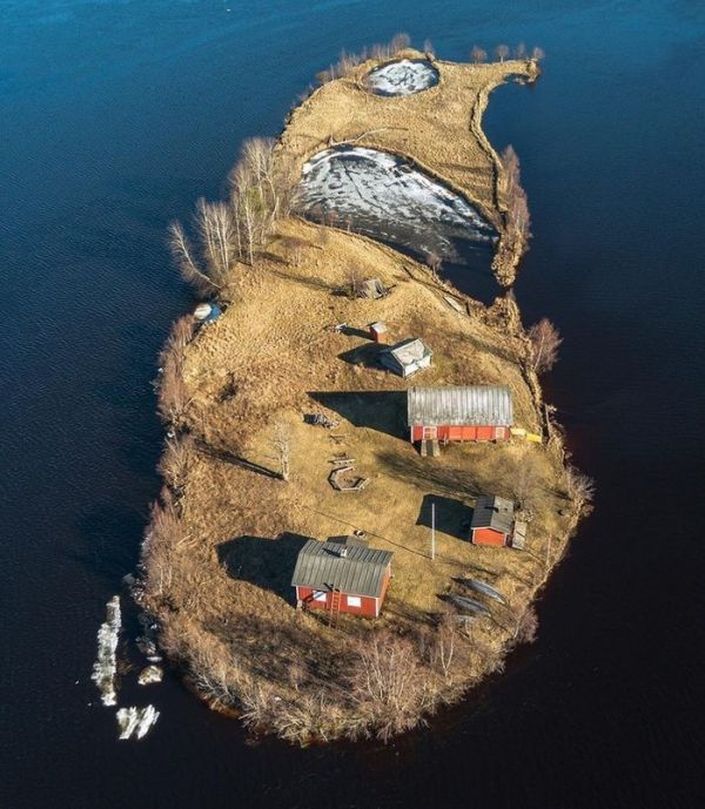 Las cuatro estaciones en esta pequeña isla finlandesa