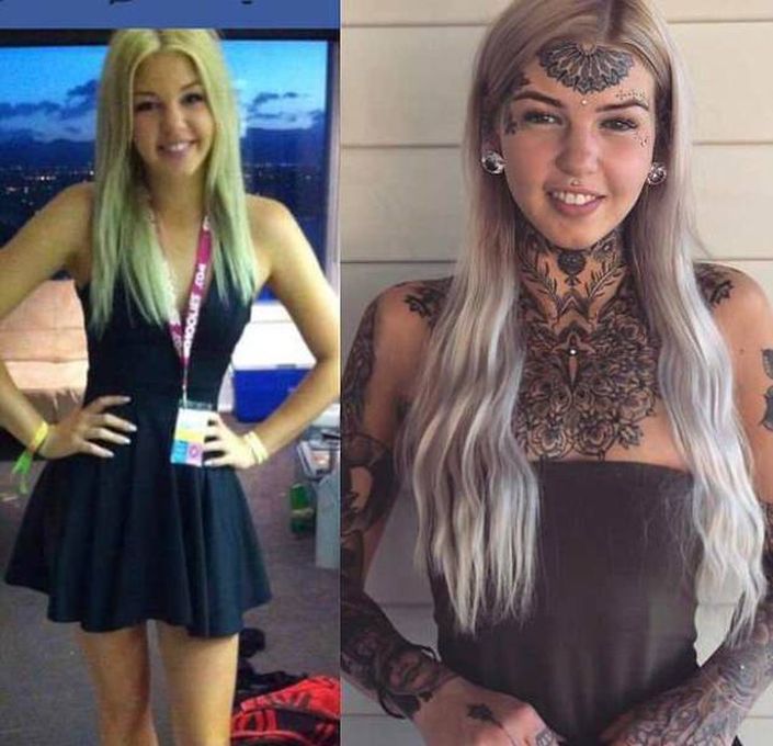 Amber Luke, la mujer que se gastó más de 10.000 dólares para transformar su cuerpo de esta manera