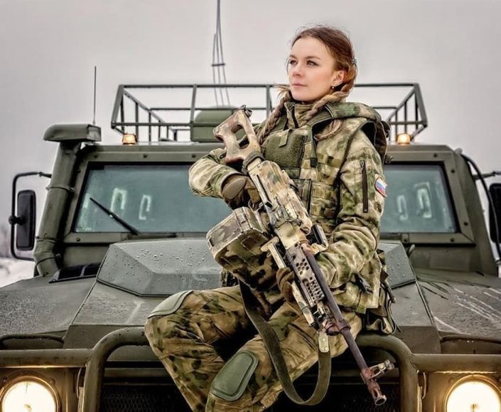Mujeres militares rusas
